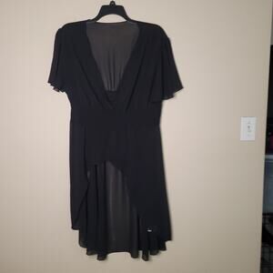 Shein 3XL Elastic Waist High-Low Hem Dress - Stylish & Comfortable